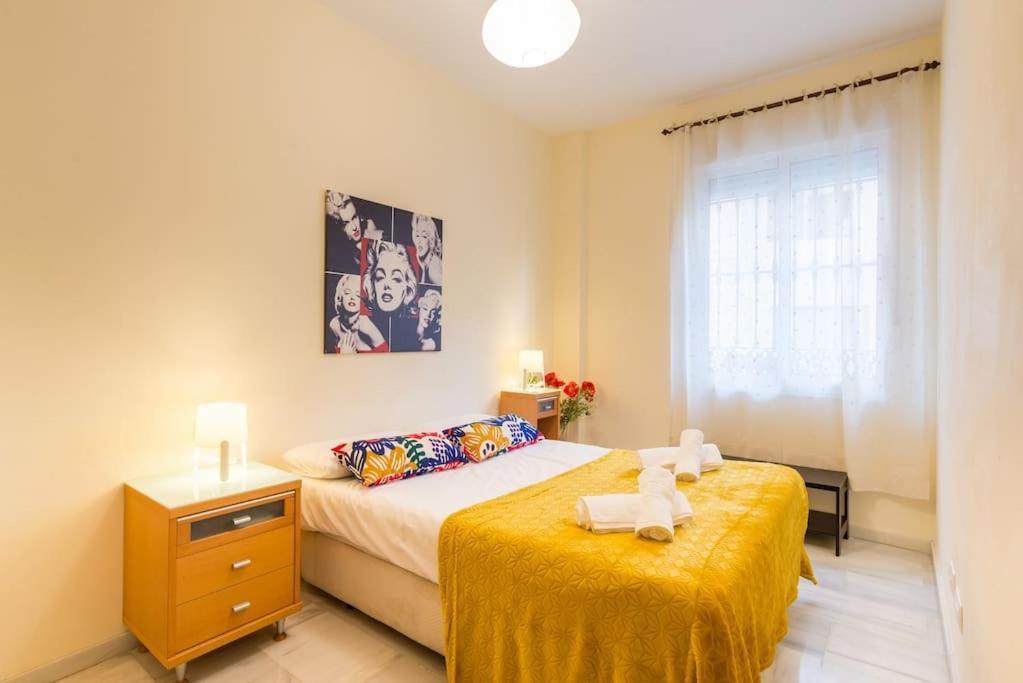 Bright, Quiet And Nice Ground Floor In The Center Málaga Exterior foto